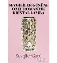 Sevgililer Gününe Özel Romantik Kristal Gece Lambası Sevgiliye Hediye