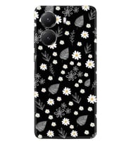Xiaomi Poco X7 Pro Kılıf Boutique Baskılı Resimli Papatyalar ve Yaprak Pcode -078