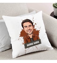Kişiye Özel Erkeklere Özel Karikatürlü Tasarım Yastık