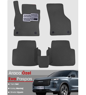 Jaecoo 7 - J7 (2024-2025) Uyumlu EVA Paspas Tam Set – Araca Özel Tasarım, Su Geçirmez,Kolay Montaj