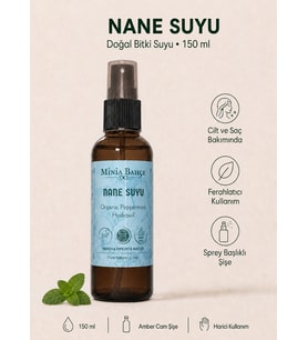 Nane Suyu – 150 ml Saf ve Katkısız Nane Hidrosolü