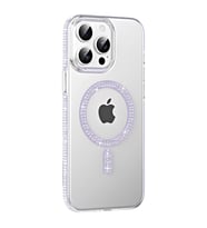 Joko Apple İphone 15 Pro Move Taşlı Magsafe Kapak - Lila