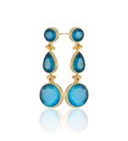 Kadir Jewellery 22 Ayar Altın Kaplama Vintage Küpe -El İşçiliği Ve Hipoalerjenik Küpe