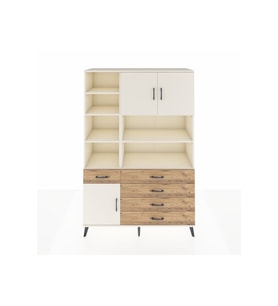 Hyperion Dolap 9 Raflı 5 Çekmeceli 3 Kapaklı 132x44x195 Aytaşı-Aytaşı/Çam