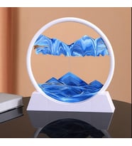 Kişiye Özel Büyük Boy 3d Cam Hareketli Sandscape Akan Kum Kum Saati