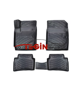 Kia Stonic 3D Havuzlu Paspas 2019 Siyah (Karışık)