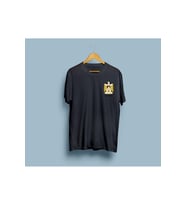 Oversize Filistin Devleti Logolu Unisex T-sgirt (Siyah)