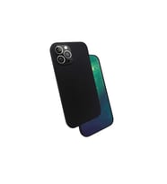 Apple iPhone 12 Pro Max Uyumlu Kılıf Zore Silk Silikon (Siyah)