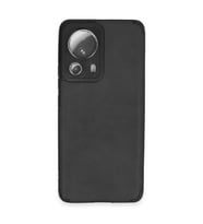 Xiaomi Mi 13 Lite Kılıf Loop Deri Silikon - Siyah