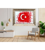 Gümüş Çerçeveli dekoratif Tablo as1646