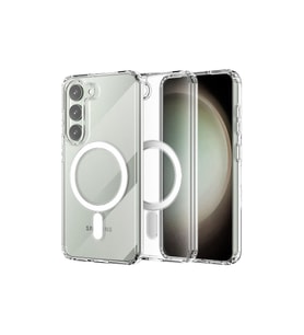 Samsung Galaxy S23 Plus Kılıf Magneticsafe Şeffaf Silikon - Şeffaf