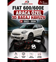 Fiat 600/600E 2023 - 2026 Araca Özel 3D Bagaj Havuzu