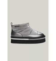 Tommy Hilfiger TJW NYLON FLATFORM BOOT WL Kadın Metalik Gri Bot EN0EN02689TRH