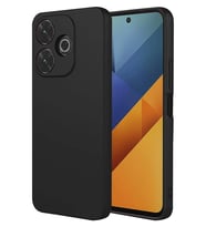 Redmi 13 4G Kılıf Nano içi Kadife Silikon - Siyah
