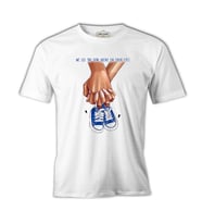 Yeni Bebek Erkek Ayakkabı Anneler Günü Beyaz Unisex Tshirt