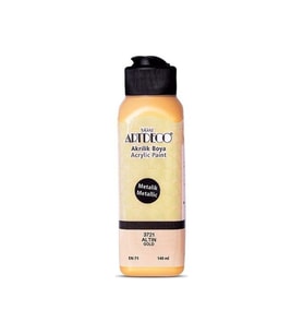 Akrilik Boya Metalik 140ml Altın Lv-y-071r