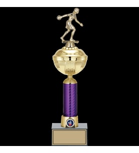 ODAK KUPA - Figürlü Kupalar - Bowling Kadın Figürlü Kupalar FG-059 B - 42 cm