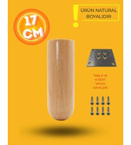 Ahşap Bohem Ayak 17 cm