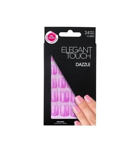 Elegant Touch Polıshed Naıls-Simli Lila Rengi