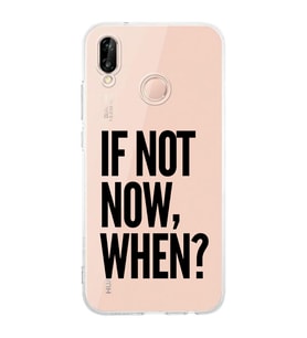 Huawei P20 Lite Uyumlu Baskılı Yumuşak Silikon Şeffaf Telefon Kılıfı