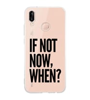 Huawei P20 Lite Uyumlu Baskılı Yumuşak Silikon Şeffaf Telefon Kılıfı