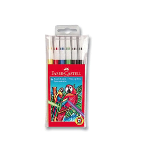 FABER CASTELL YIKANABİLİR KEÇELİ KALEM 6'LI