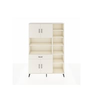 Arges Dolap 10 Raflı Tek Çekmeceli 4 Kapaklı 132x30x195 Aytaşı-Aytaşı/Aytaşı