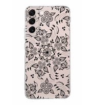 Samsung Galaxy S22 Plus  Kamera Korumalı Kapak Nostalji Desen Tasarımlı  Şeffaf Kılıf