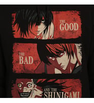 Bant Giyim - Death Note Siyah Kapşonlu Erkek Sweatshirt Hoodie