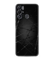 Tecno Pova Neo Kılıf Silikon Desen Özel Seri Dikenli Tel 1779