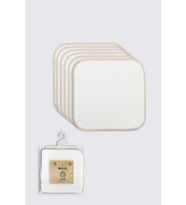 Mey İthalat® Organik 28x28 6'Lı Penye Mendil 90103 Ekru