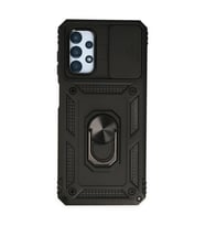 Galaxy A23 4g Kılıf Pars Lens Yüzüklü - Siyah