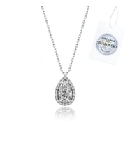 Swarovski Zirconia Taşlı Damla Kolye
