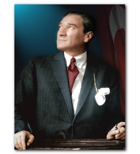 Cakatablo MDF (Ahşap) Tablo Mustafa Kemal Atatürk Posterleri