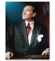 Cakatablo MDF (Ahşap) Tablo Mustafa Kemal Atatürk Posterleri