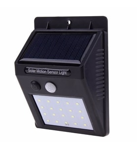 Pazariz Fotoseli Led Lamba Işık Sensörlü Güneş Enerjili Solar Duvar Kapı Kamp Bahçe  (Beyaz)