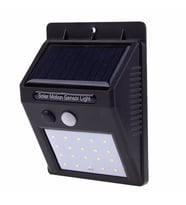 Pazariz Fotoseli Led Lamba Işık Sensörlü Güneş Enerjili Solar Duvar Kapı Kamp Bahçe  (Beyaz)
