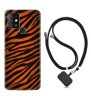 INFINIX Hot 8 9 10 11S Hot 10 Play 10T Kılıf Boyun Askılı Silikon Leopar Yeni 1676