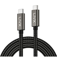 Livx Usb C To Usb C Kablo 240W Pd 3.1 Hızlı Şarj, 20Gbps Veri Transferi, 4K@60Hz Görüntü Aktarımı,