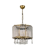 Avize Çarşısı Roni Eskitme Renkli, Kristal Taşlı, Sarkıt Avize, BS.7433-52-35