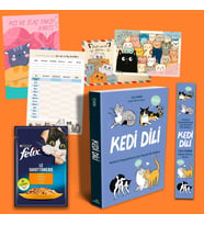 Kedi Dili - Kartpostal - Aşı ve İlaç Kartı - Ayraç ve Felix 85gram Tavuklu Ödül Maması