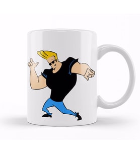 Johnny Bravo    Kupa Bardak Porselen