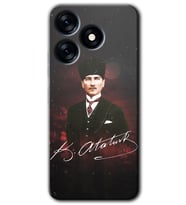 Tecno Spark 10C Kılıf HD Desen Baskılı Kılıf - Kemal Atatürk