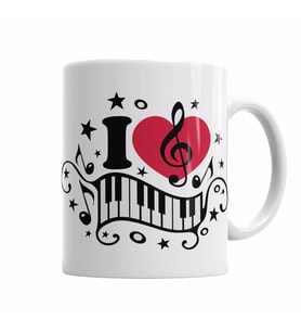ı lowe muzic Kupa Bardak Porselen