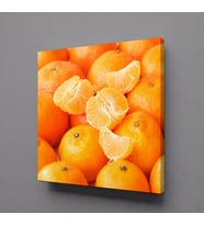 MANDALİNALAR KANVAS TABLO 60x60cm (Karışık)