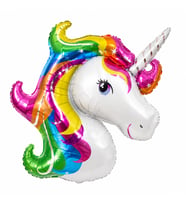 Renkli Unicorn Folyo Balon