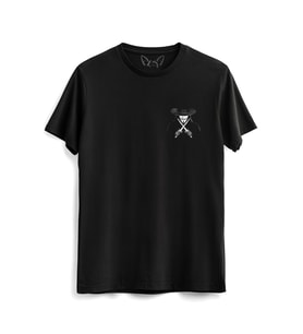 V For Vendetta Resim Baskılı Çocuk Siyah Tshirt