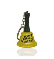 Anahtarlık Resepsiyon  Zil Ring For A Smile Sarı