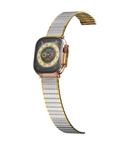 Apple Watch 42mm Made Metal Kordon - Gümüş-Gold
