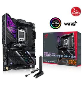 ASUS ROG STRIX X870E-E GAMING WIFI7 NEO DDR5 HDMI PCIE 5.0 AM5 ATX Anakart